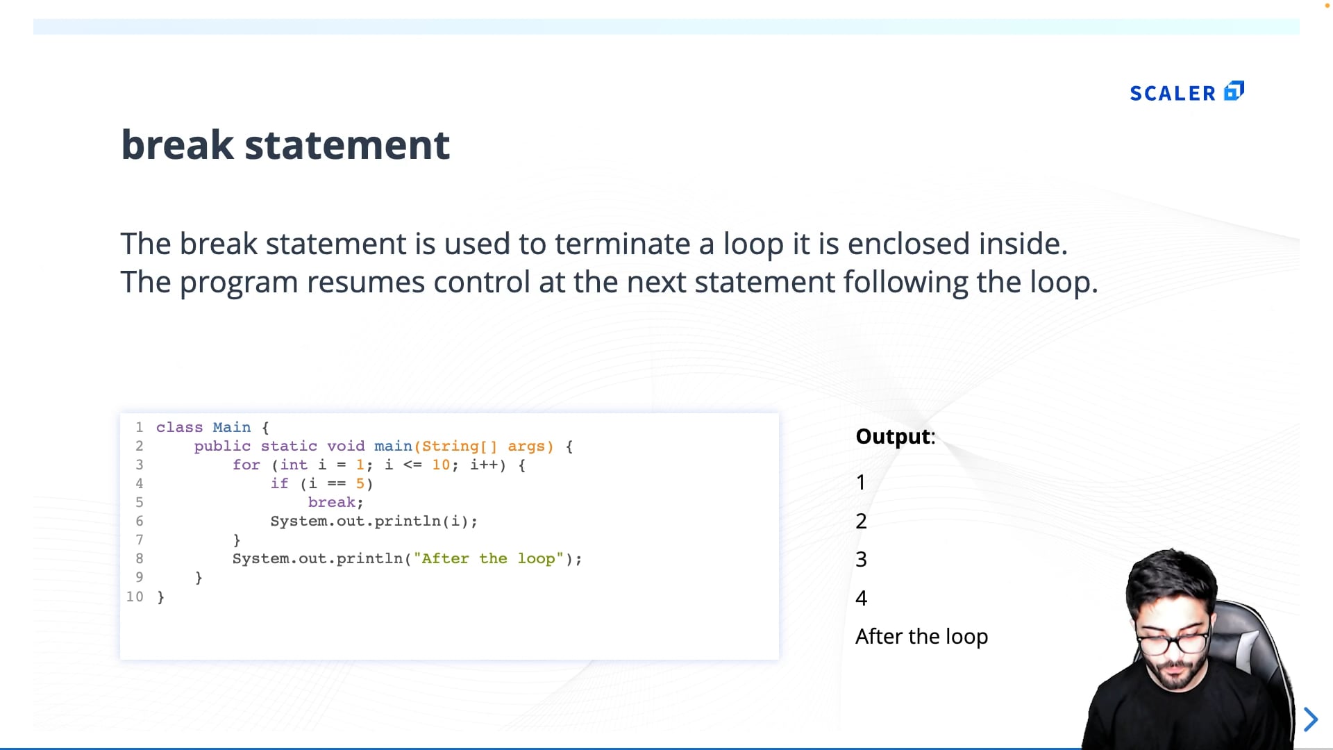 break-statement-in-java-scaler-topics