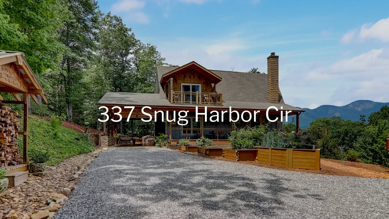 337 Snug Harbor Cir, Lake Lure, NC, 28746 on Vimeo