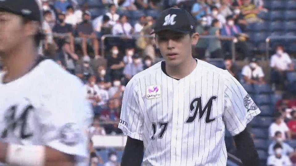 【1回表】マリーンズ・佐々木朗希 プロ野球史上27度目となる1イニング4奪三振!! 2022年7月1日 千葉ロッテマリーンズ 対 東北楽天ゴールデンイーグルス