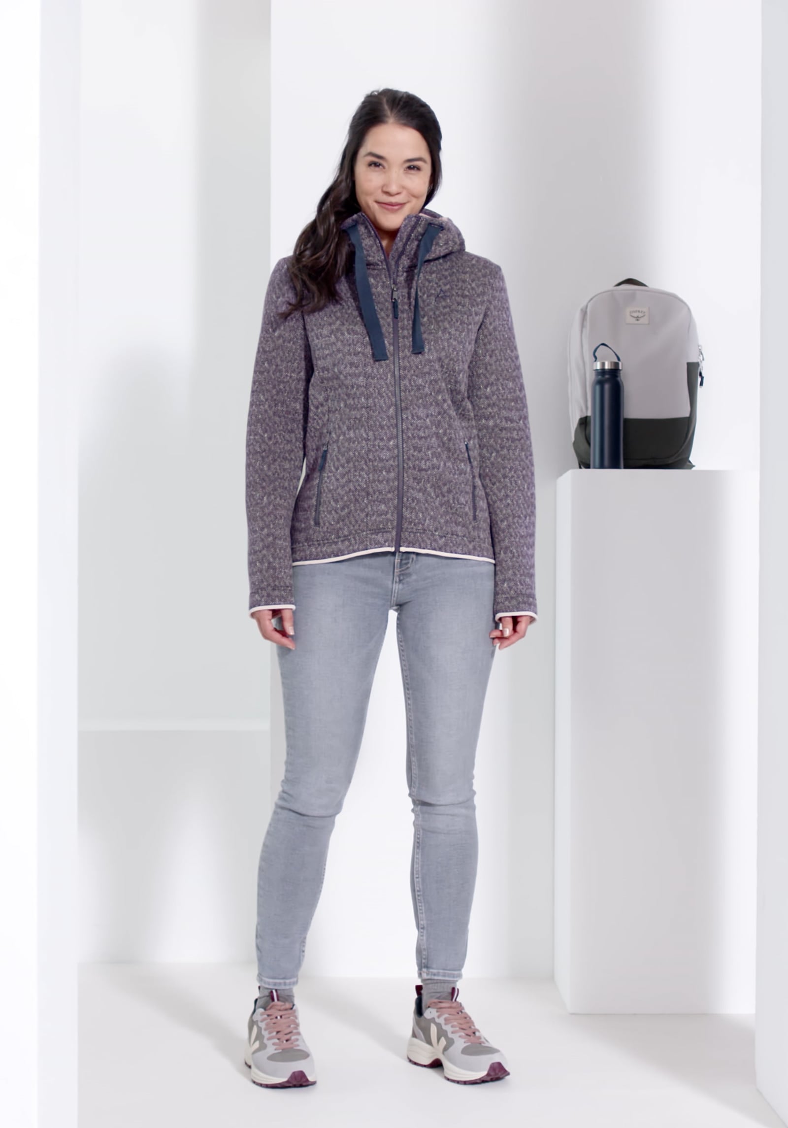 Fleece Hoody Aurora L