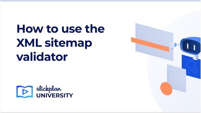 How to use the XML sitemap validator