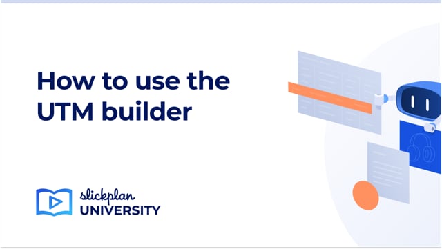 How to use the UTM builder