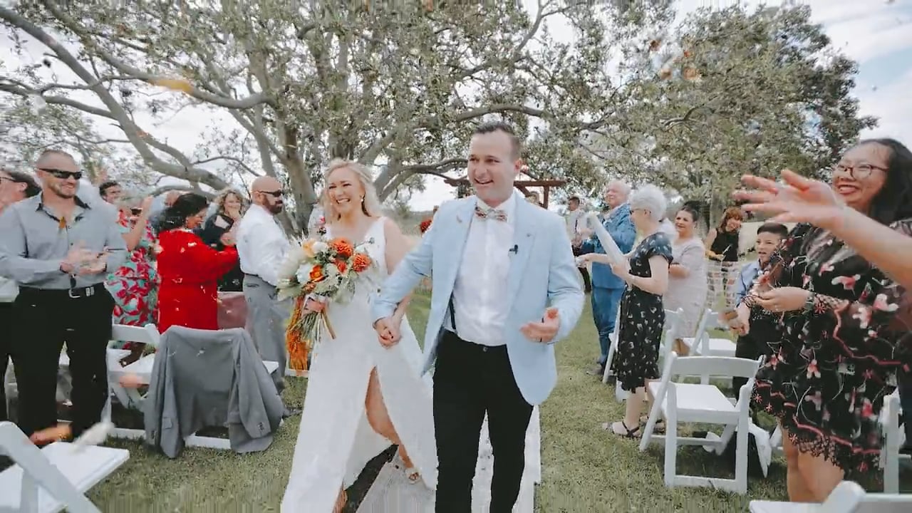 Bimbadgen Palmers Lane Wedding Video, Sydney - Sarah and Tyson