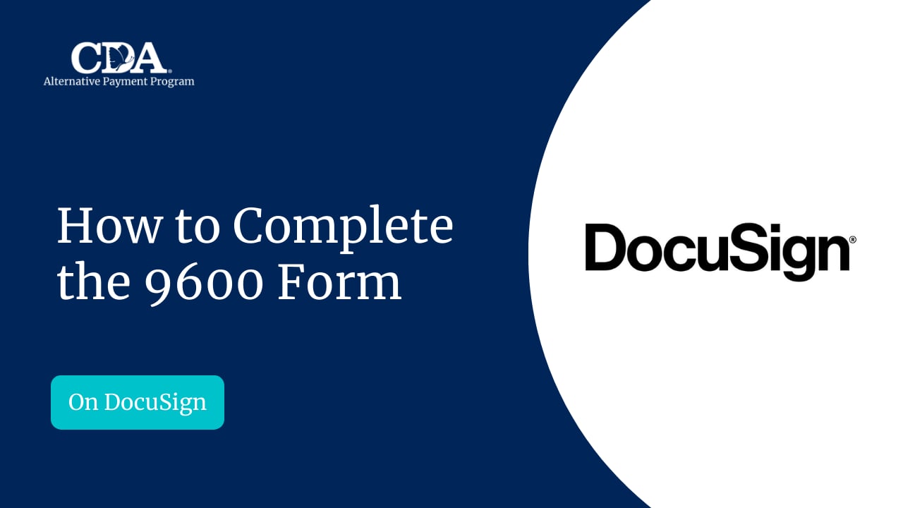 How to Complete the 9600 Form - on DocuSign on Vimeo
