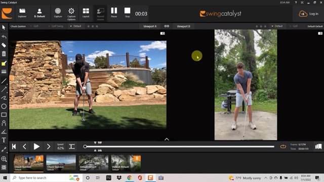 Play swing video