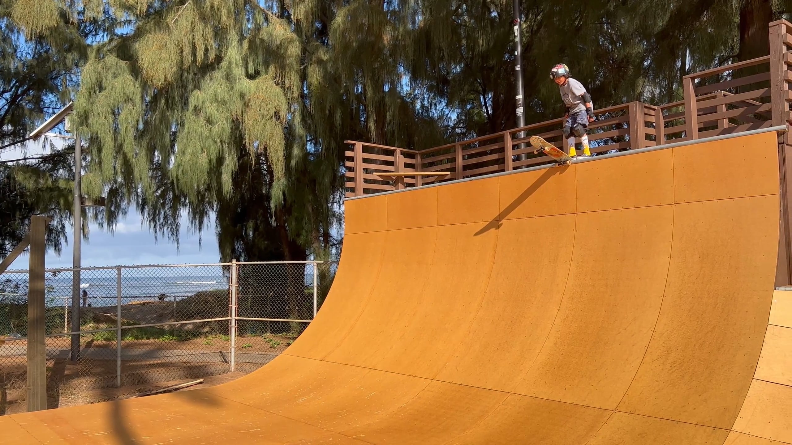 Ocean Front Vert Ramp Skateboarding Magical Maui on Vimeo