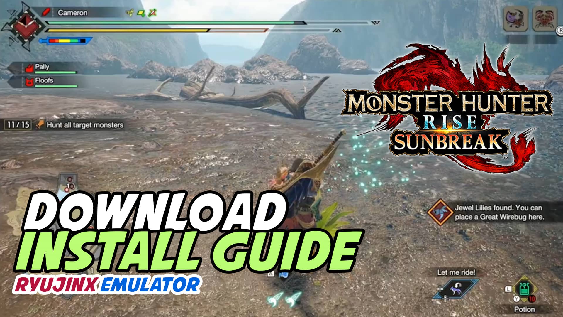 Monster Hunter Rise Sunbreak XCI + Ryujinx MHRISE Build Download