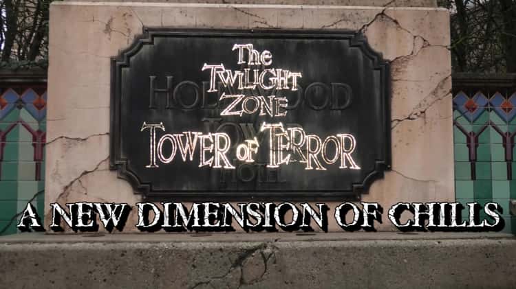 Twilight Zone Tower of Terror WDSP a NEW Dimension of Chills by Martin