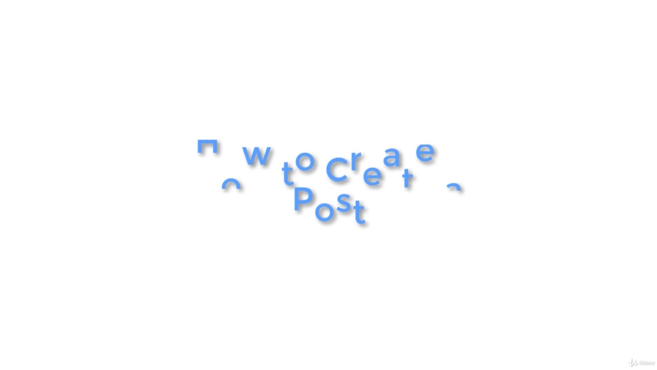 Let's create a post on Vimeo