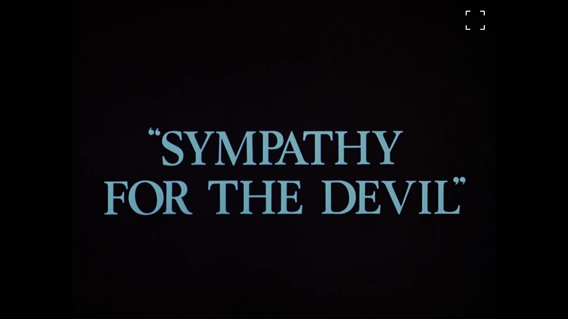 Sympathy For The Devil - Opening Lyrics.
