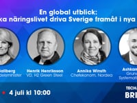 En global utblick: Hur ska näringslivet driva Sverige framåt i nya tider?