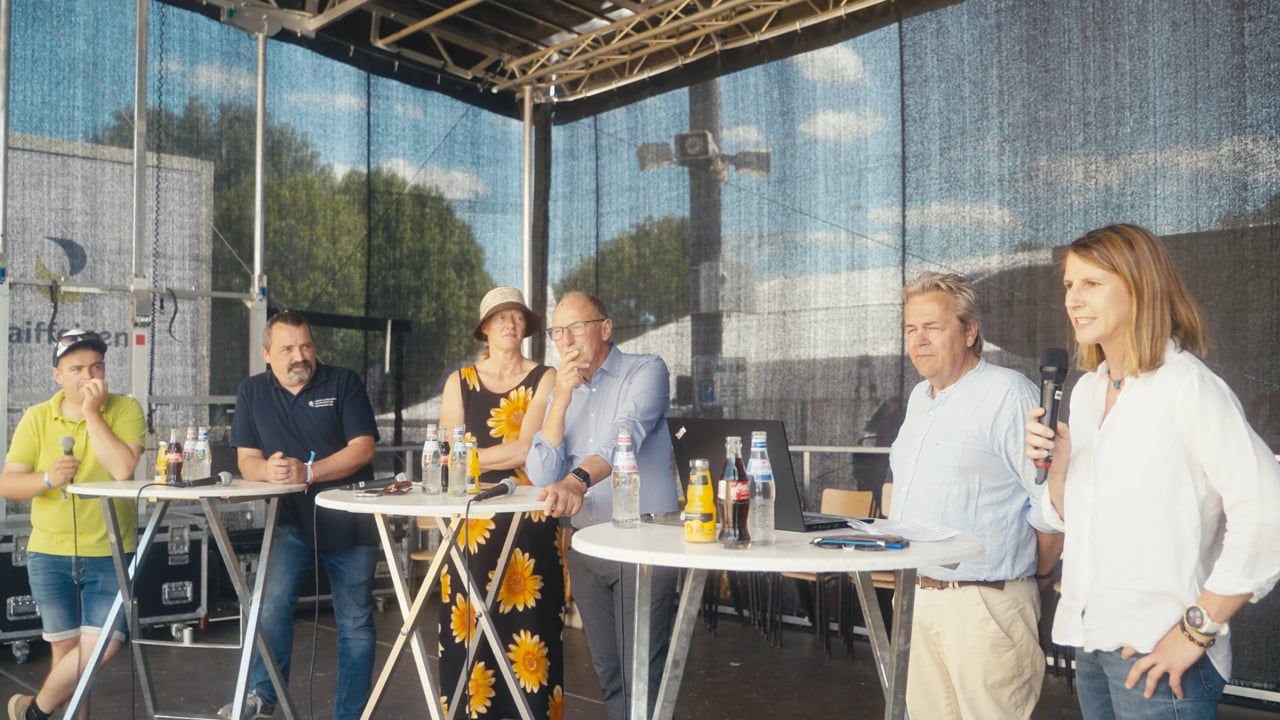 Podiumsdiskussion auf der Foire Agricole