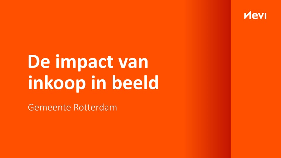 Impact van Inkoop bij gemeente Rotterdam