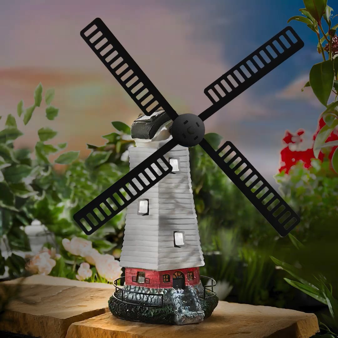 Solar Light-up Windmill K215 on Vimeo