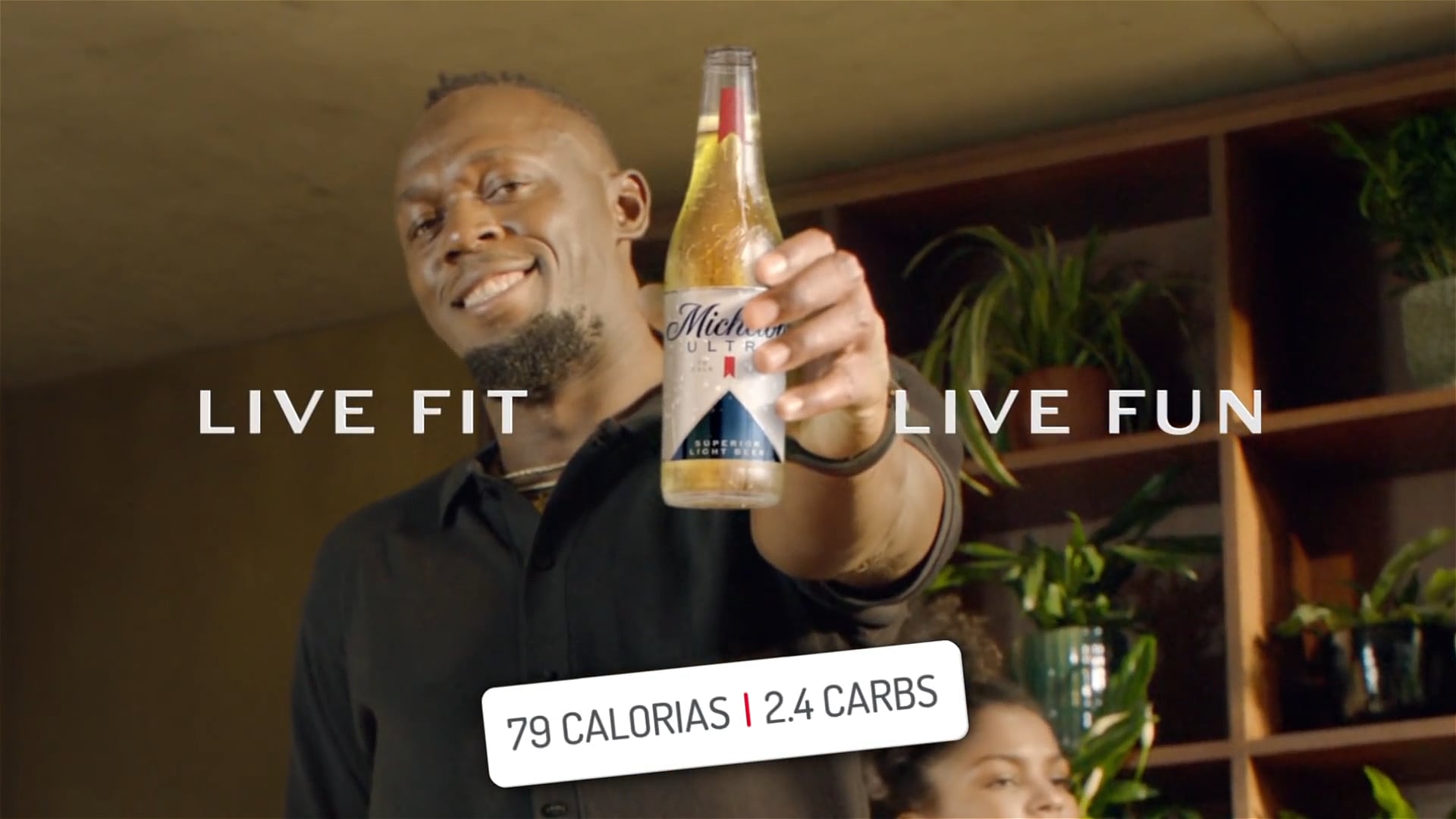 Usain Bolt´s Live Fit, Live Fun, Michelob Ultra commercial.