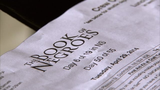 Book of Negroes - The Making Of