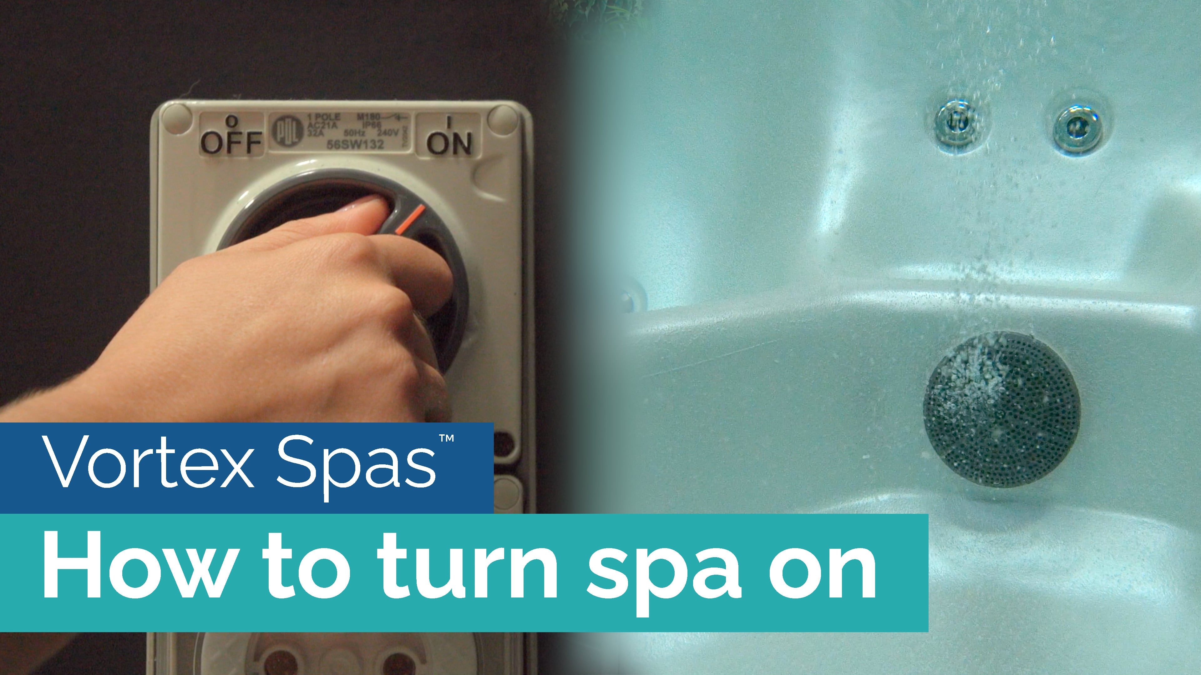 How to turn on a Vortex Spa (Stepbystep instructions) on Vimeo