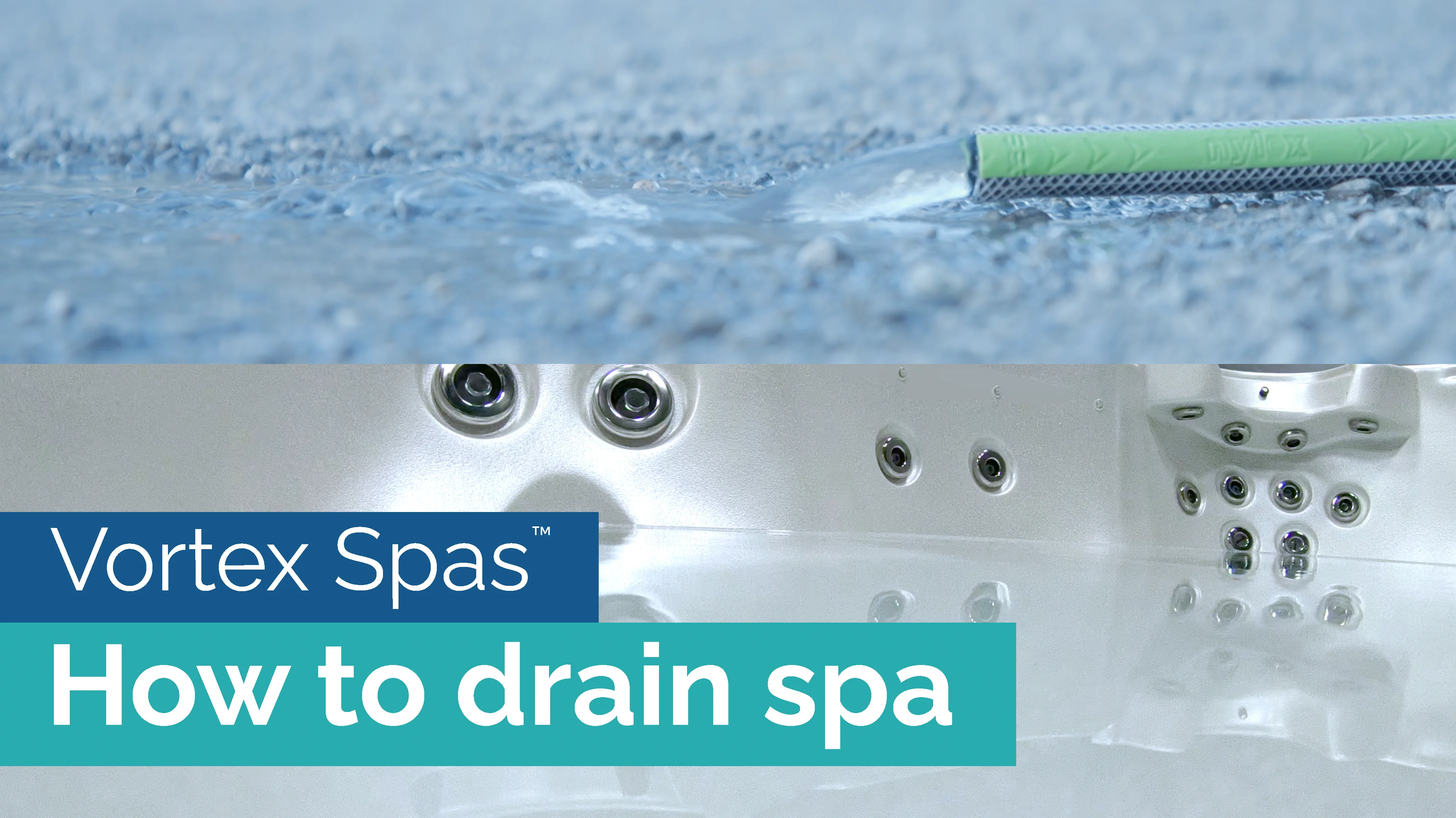 How to drain and shut down spa Vortex Spas™ & Swim Spas on Vimeo