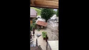 Grande alluvione del fiume Emme in Svizzera