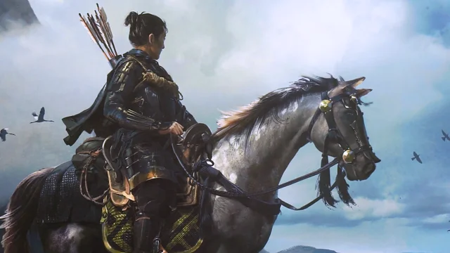 Artwork Jin's Horse Nobu, Ghost of Tsushima, Sucker Punch Productions