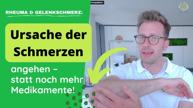 Dr. Gerschs Rheuma-Kompaktkurs: Lernen Sie, was Sie gegen Rheuma und Gelenkschmerzen ernährungsmedizinisch unternehmen können! 