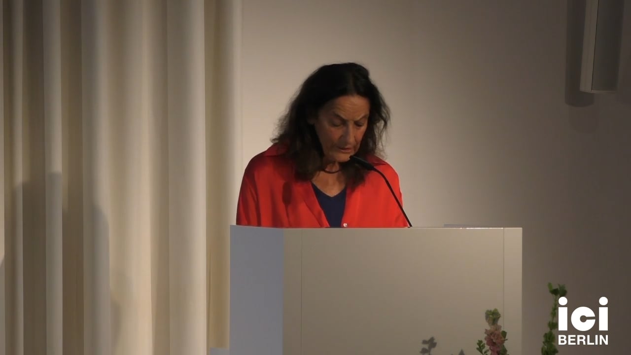 Talk by Sybille Krämer