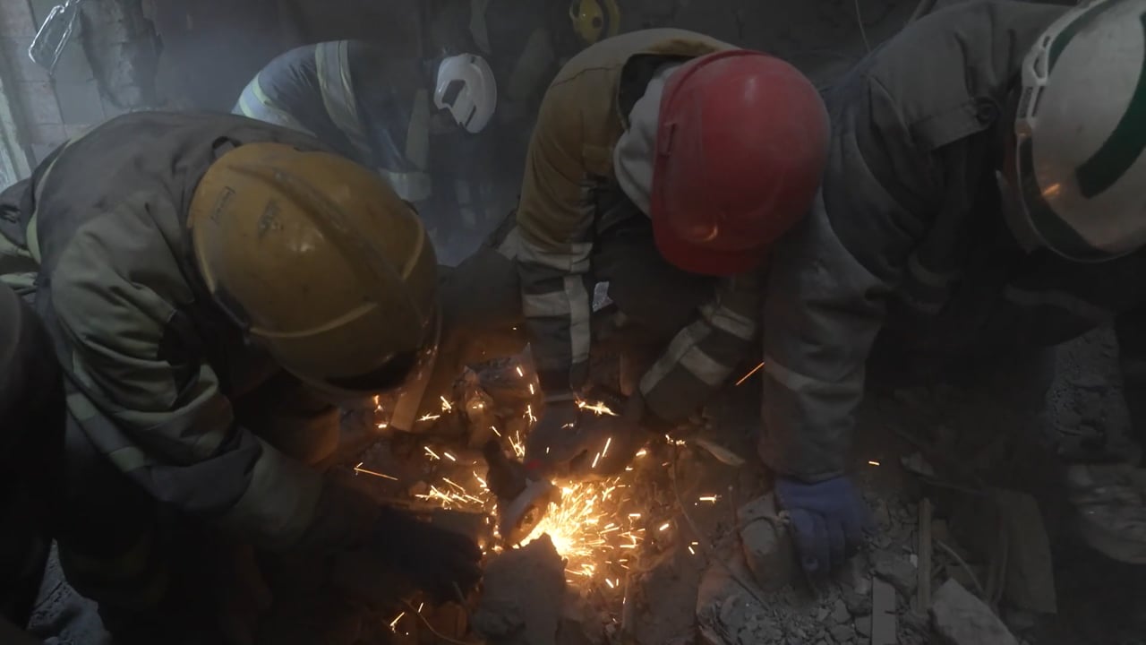 War in Ukraine - Kharkiv 24th March 2022 - The Recovery Operation in the Kharkiv Civil Administration Building