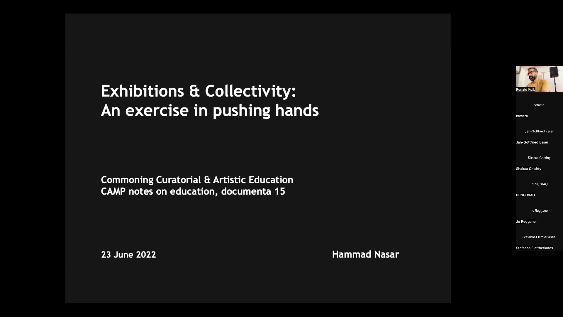 2022-06-23 13.05.55 Hammad Nasar_ Commoning Curatorial and Artistic  Education.mp4
