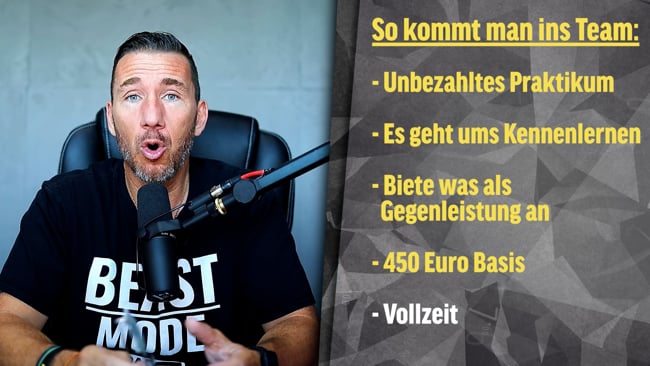 07 - So kommt man ins Team