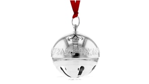 Wallace 2022 Annual Silver Plate Sleigh Bell Ornament - 52nd Edition