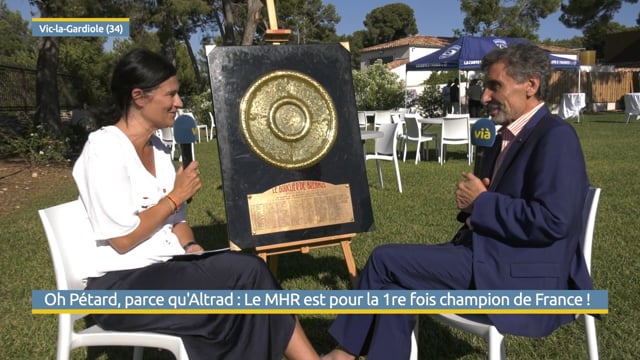 ViàRugby : émission spéciale MHR, champion de France, en compagnie de son Président Mohed Altrad