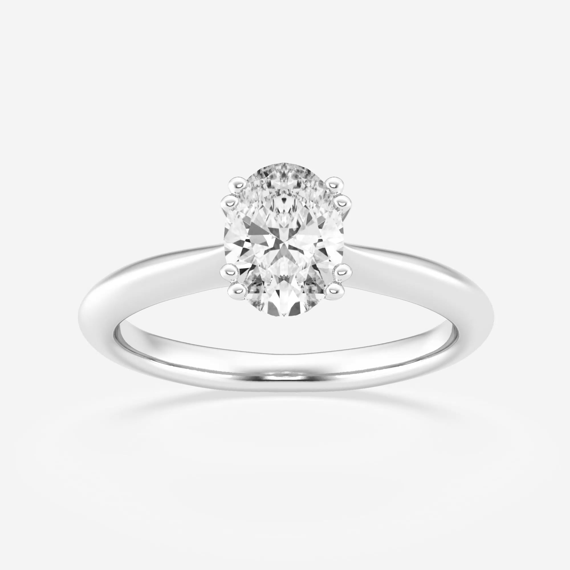 product video for 1 ctw Oval Lab Grown Diamond Double Prong Solitaire Engagement Ring