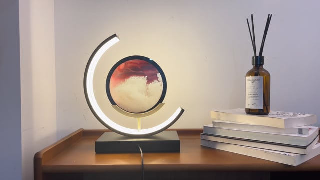 Moving Sand Sandscapes // LED Table Lamp video thumbnail