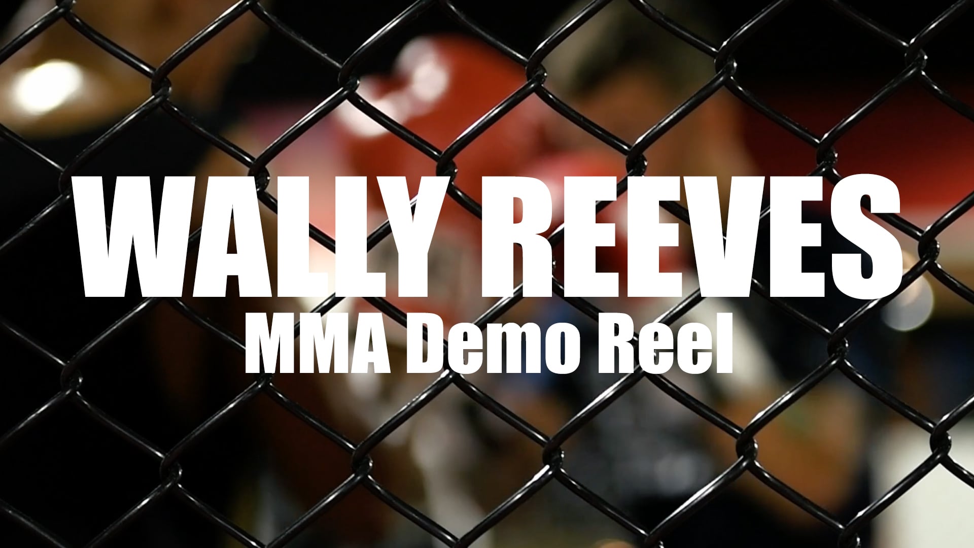 WALLY REEVES MMA DEMO REEL