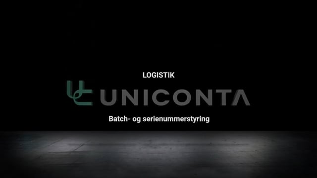 Batch- og serienummerstyring