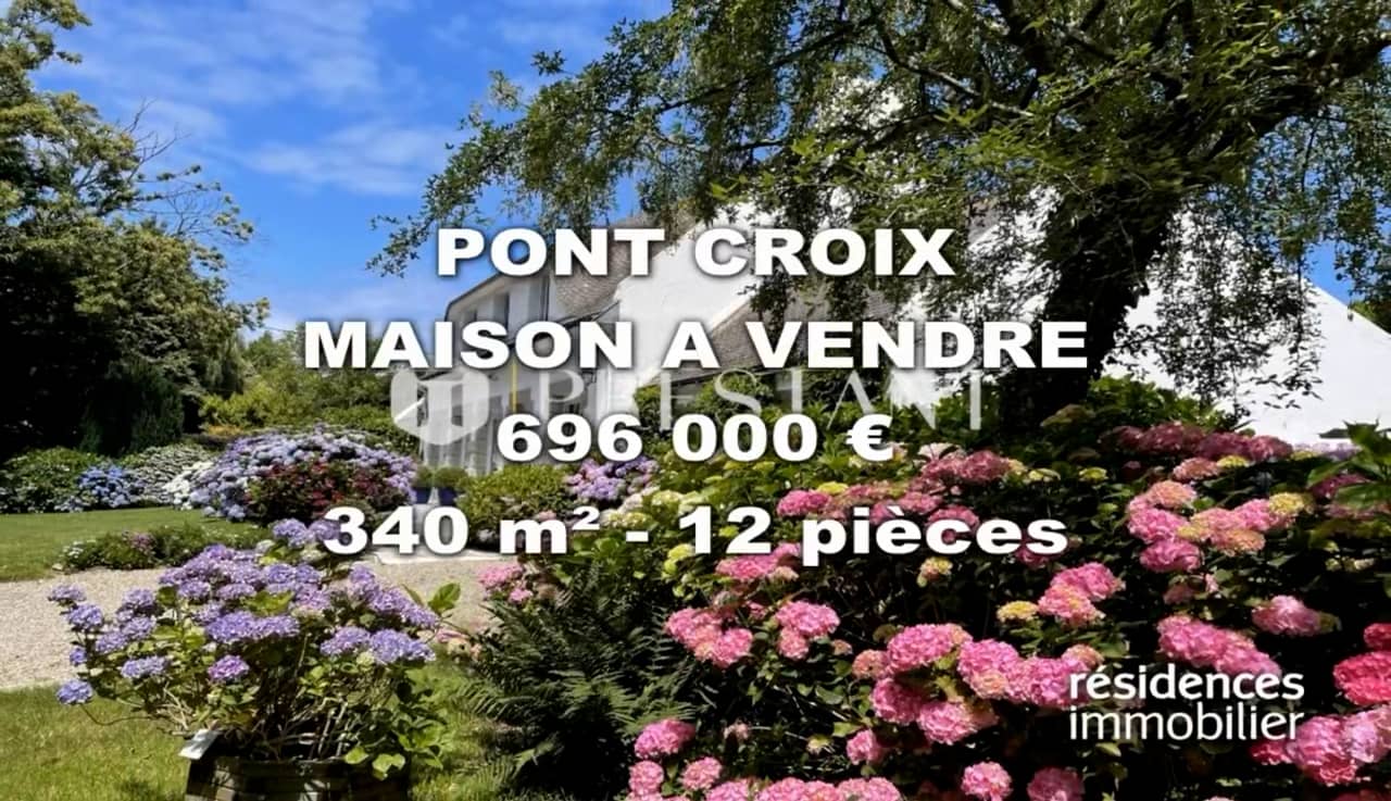 PONTCROIX MAISON A VENDRE 696 000 € 340 m² 12 pièce(s) on Vimeo