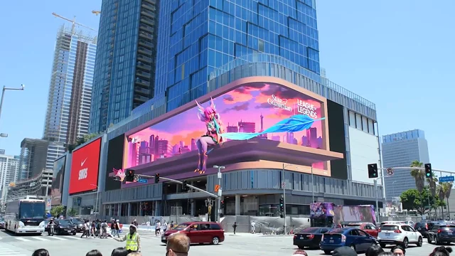 3D billboards to celebrate the reveal of the Louis Vuitton and