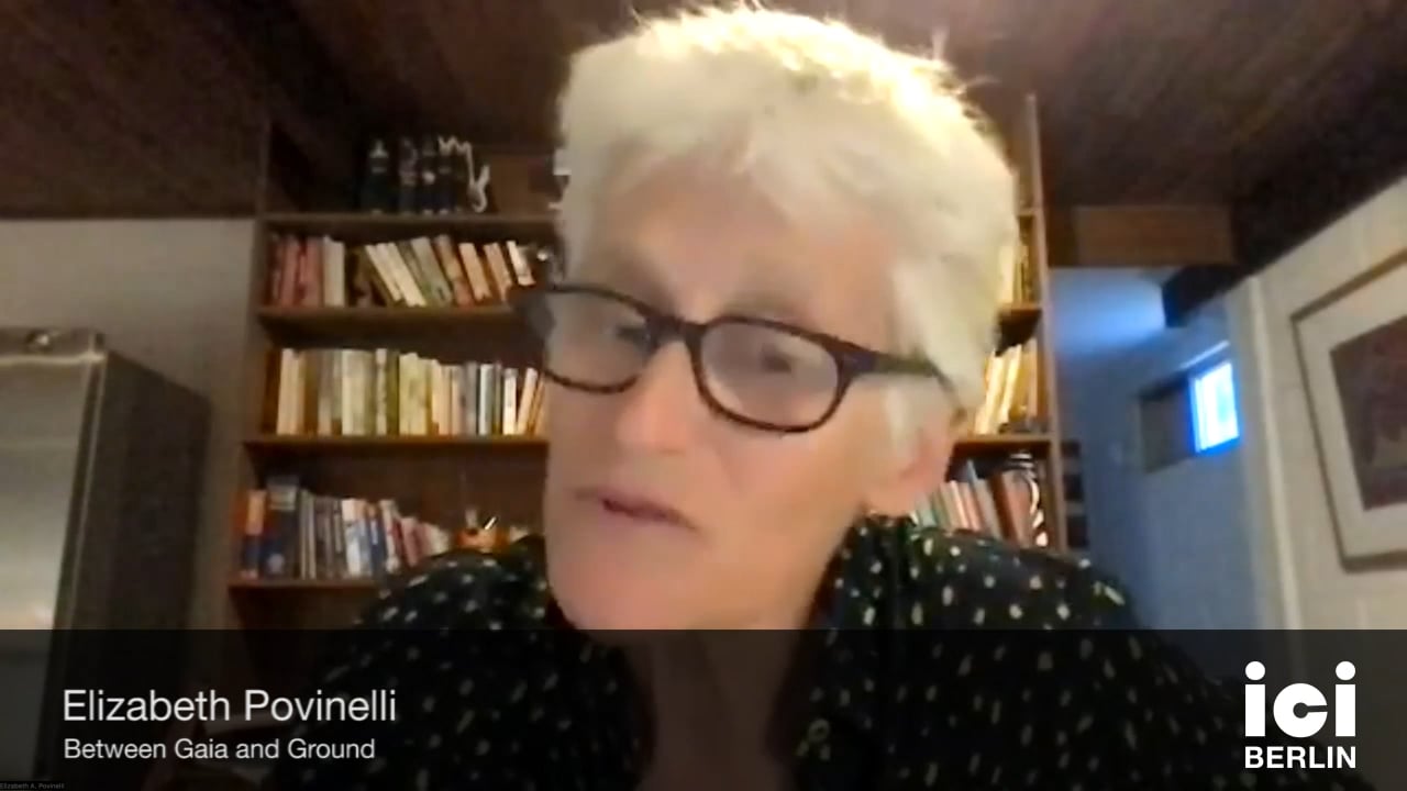 Talk by Elizabeth Povinelli