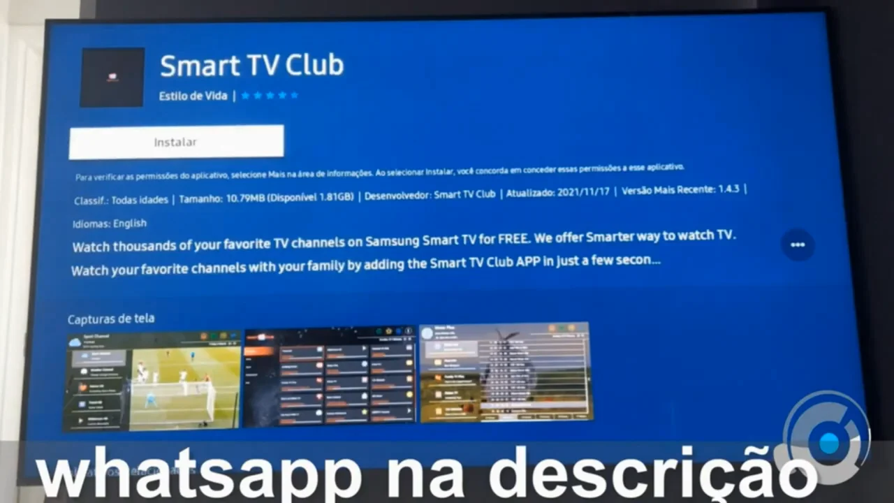 COMO INSTALAR APP SMART TV CLUB PARA TV SAMSUNG E LG on Vimeo
