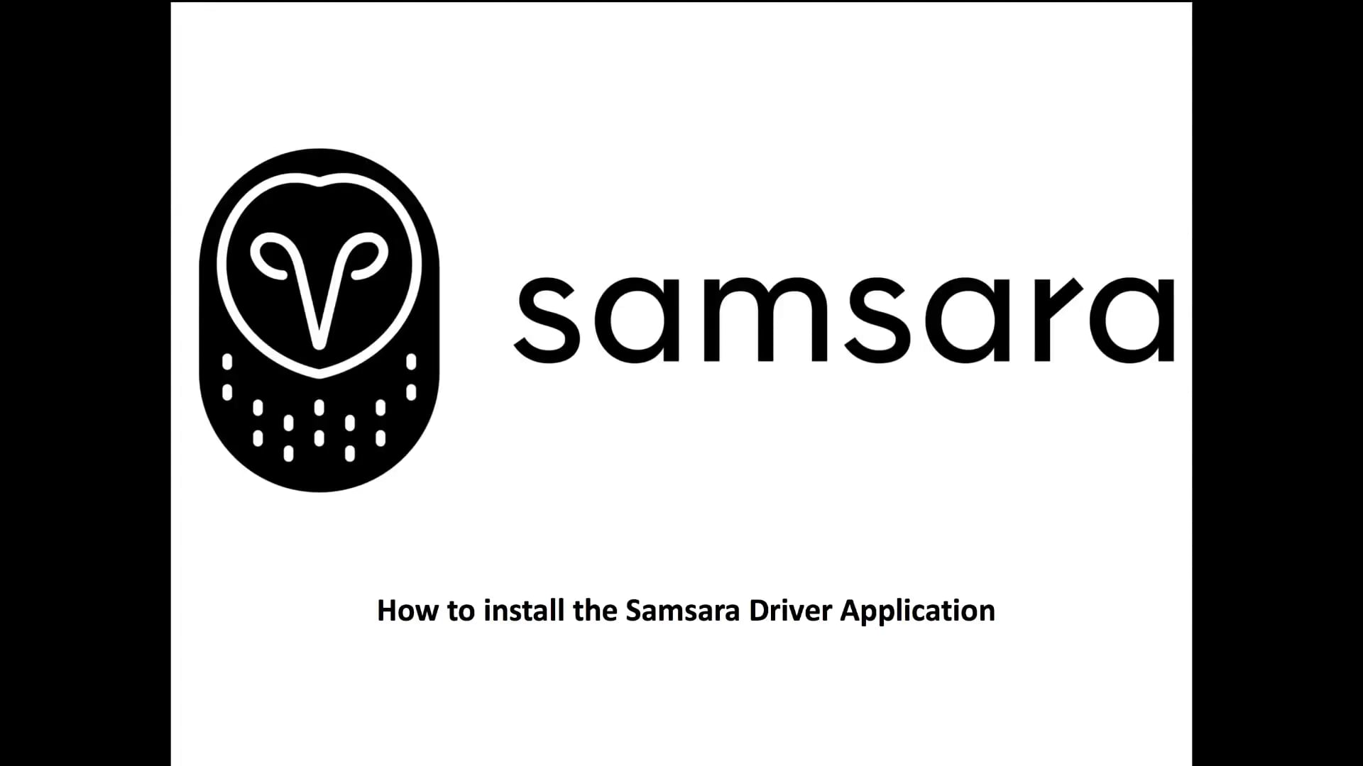Samsara Driver App Installation Instructions on Vimeo