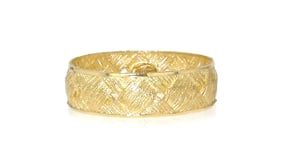 Italian 14kt Yellow Gold Weave Ring