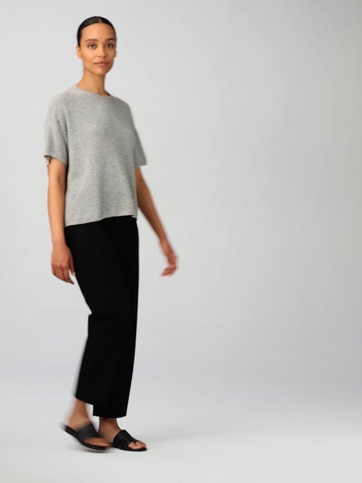 NEW Eileen Fisher Asymmetrical Side Drape Silk Shell Tank Top [SZ XXS ]  #B670