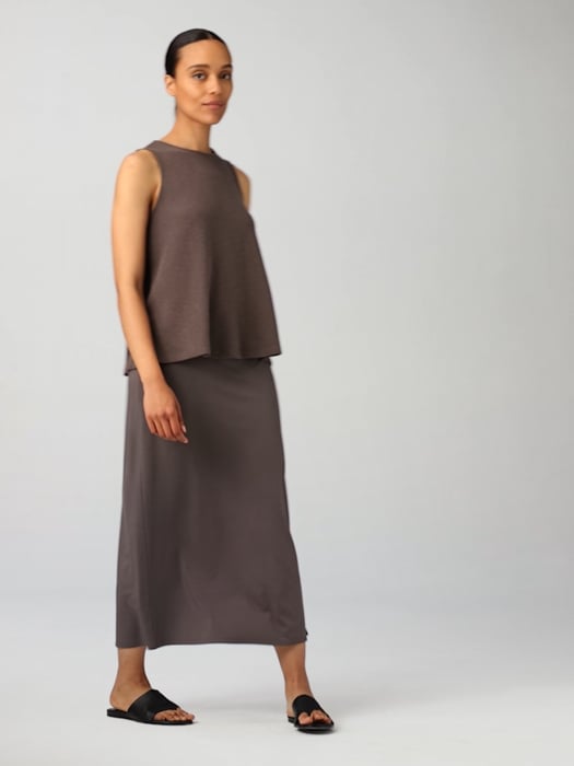 Stretch Jersey Knit Straight Skirt | EILEEN FISHER Stretch Jersey Knit Straight Skirt | EILEEN FISHER