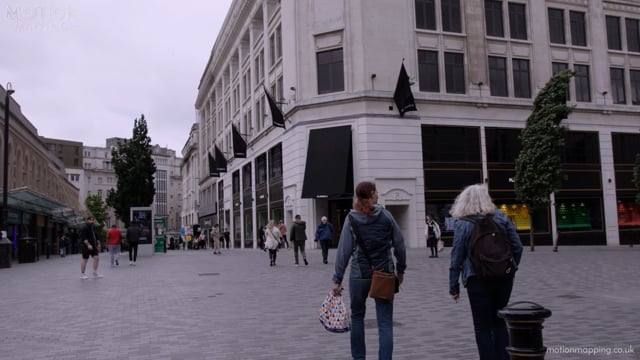 Flannels Liverpool Opening Corner Projection