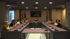 Recepció a l'Ajuntament a les tres millors notes de selectivitat
