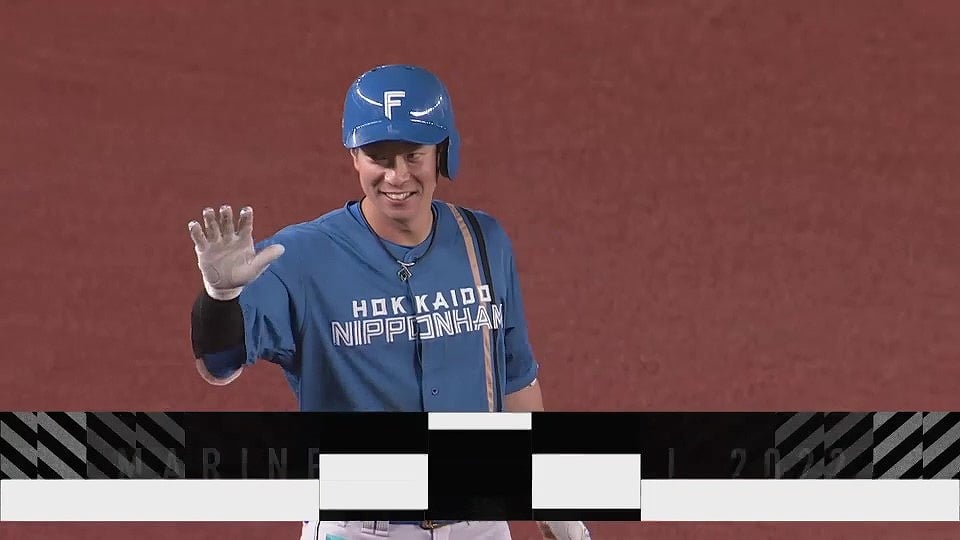 【7回表】ファイターズ・松本剛 サイクルリーチとなるタイムリー3ベースヒット!! 2022年7月7日 千葉ロッテマリーンズ 対 北海道日本ハムファイターズ