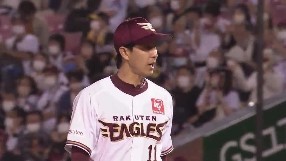 【7回表】ベテランの投球術!! イーグルス・岸孝之が7回無失点奪三振6の好投をみせる!! 2022年7月7日 東北楽天ゴールデンイーグルス 対 福岡ソフトバンクホークス