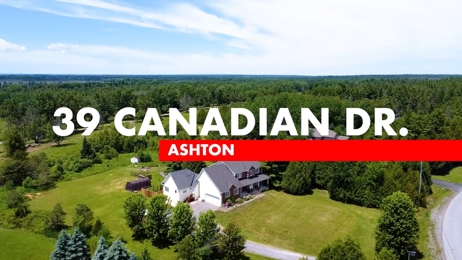 39 Canadian Drive, Ashton, Ontario on Vimeo