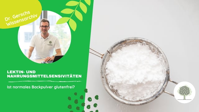 Ist normales Backpulver glutenfrei? 