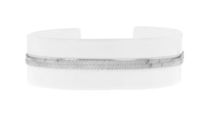 Italian 4mm Sterling Silver Herringbone Bracelet